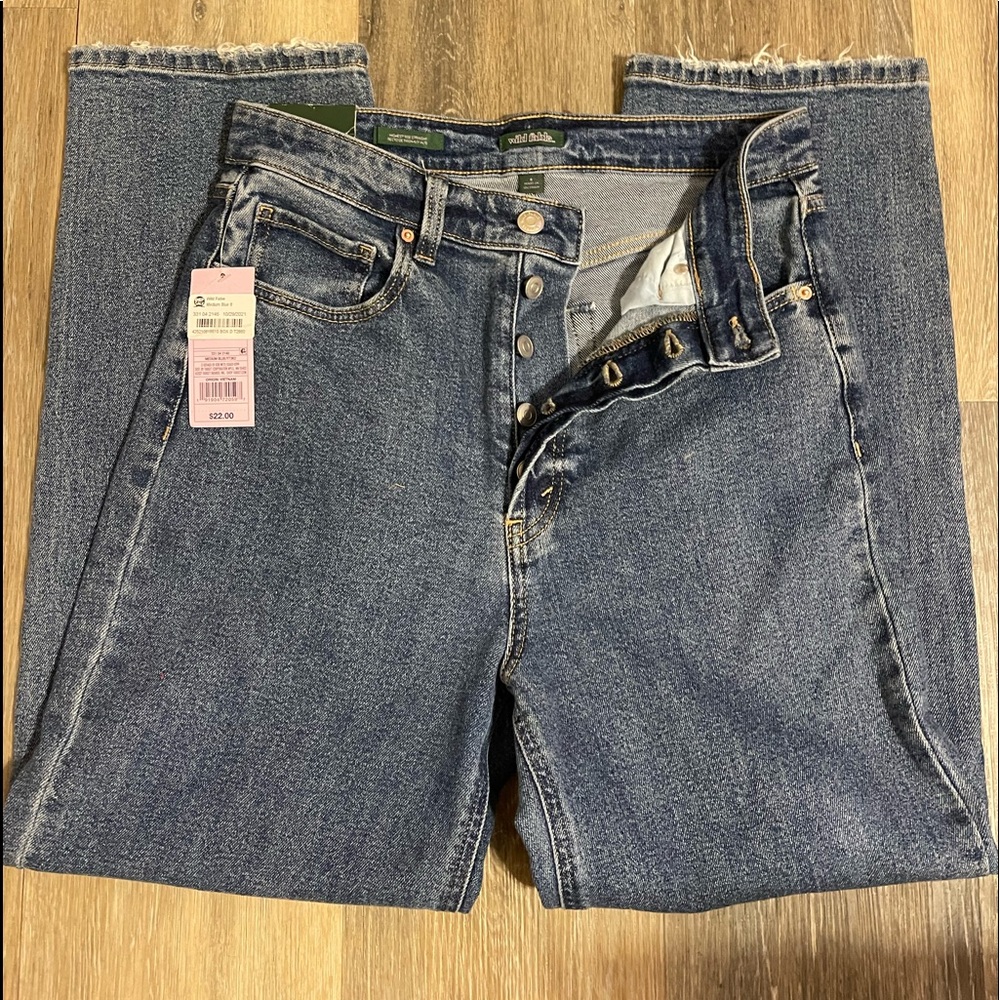 NWT button from high waist jeans